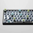 IQUNIX F97 Dark Side Wireless Gaming Keyboard, RGB - MX-Red image number null