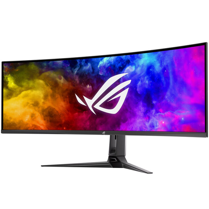 ASUS ROG Swift OLED PG49WCD, 49 inch Curved Gaming Monitor, 144 Hz, OLED, FreeSync Premium Pro image number 0