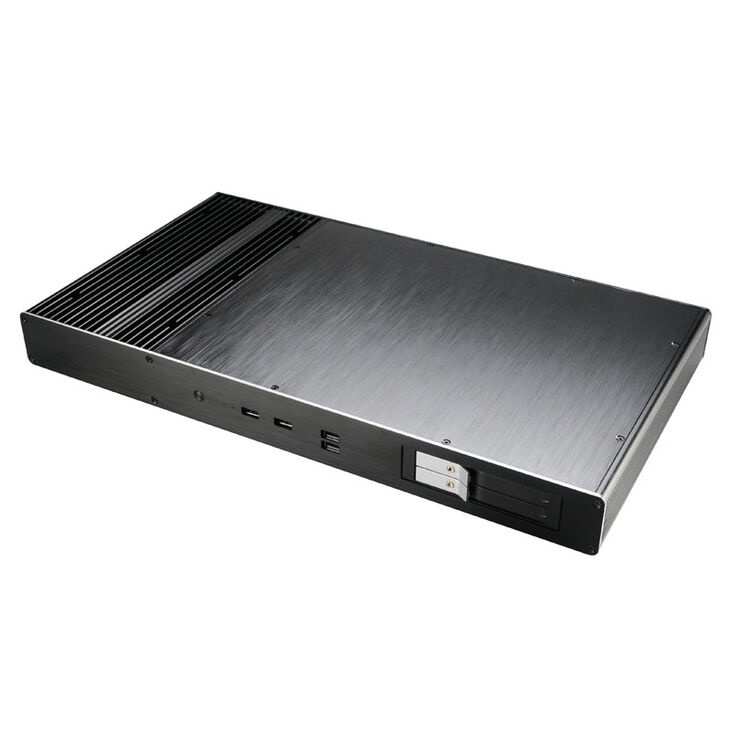 Akasa Galileo TU Thin-Mini-ITX 1U Gehäuse, OEM - schwarz image number 0