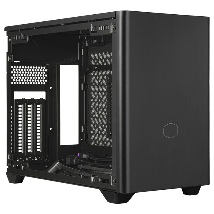 Cooler Master MasterBox NR200P V2 Mini-ITX Gehäuse, Tempered Glass - schwarz image number 4