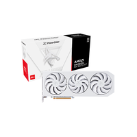 PowerColor Hellhound Spectral White Radeon RX 9070 XT Grafikkarte, 16384 MB GDDR6