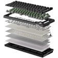 Ducky OK-HE-75 Gaming-Tastatur, Hall Effect, Haimu HE Switches, US-Layout - schwarz image number null