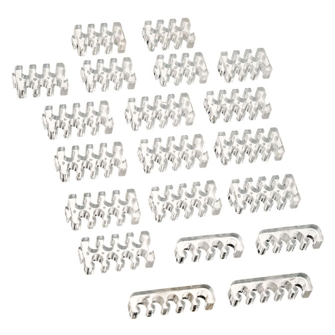 SilverStone SST-PP09, cable comb set, transparent image number 0