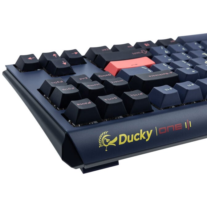 Ducky One 3 Cosmic Blue TKL Gaming Keyboard, RGB LED - MX-Ergo-Clear (US) image number 6
