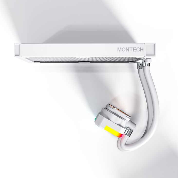 Montech Hyper Flow ARGB AIO Wasserkühlung, weiß - 240mm image number 3