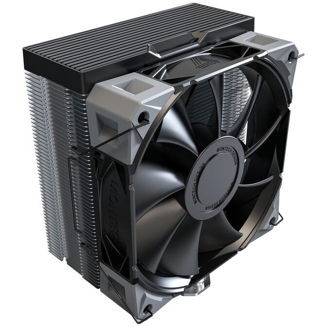 Montech NX400 Black CPU-K&uuml;hler - 120mm, schwarz image number 0