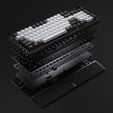 Corsair VANGUARD 96 Gaming-Tastatur, mechanisch, RGB, 8.000 Hz - MLX Plasma Switches, ISO (DE), schwarz/wei&szlig; image number null