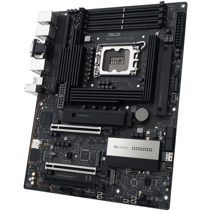 ASUS Pro WS Z890-ACE SE motherboard, LGA 1851 socket, Intel Z890, ATX, DDR5 image number 6