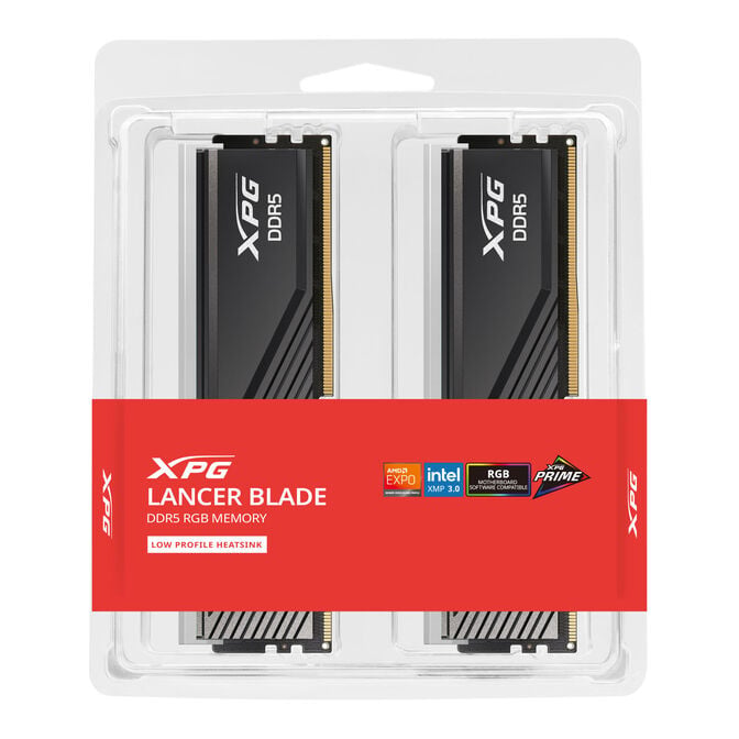 ADATA XPG Lancer BLADE RGB DDR5-6000 RAM, CL36, XMP 3.0, AMD EXPO - 48 GB Dual-Kit, schwarz image number 6