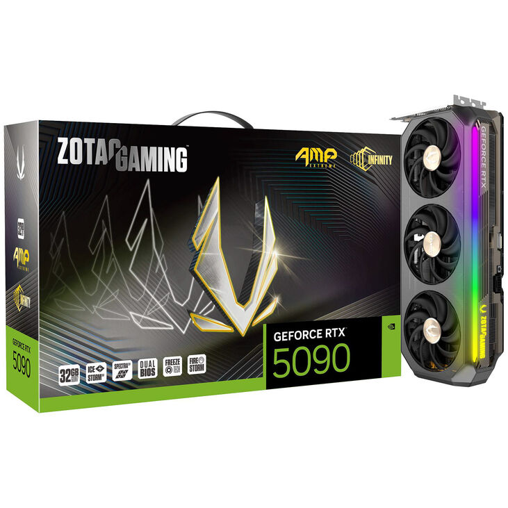 ZOTAC GAMING GeForce RTX 5090 AMP Extreme INFINITY, 32768 MB GDDR7 image number 0
