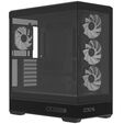 Aerocool P500B PC Case, Midi Tower, ATX, Tempered Glass, RGB - Black image number null