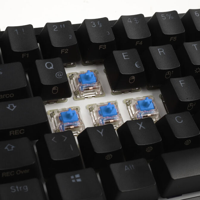 Ducky One 2 Mini Gaming Tastatur, MX-Blue, RGB-LED, schwarz image number 6
