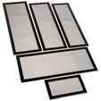 Demciflex dust filter set for Lian Li O11 Dynamic - black/black image number null