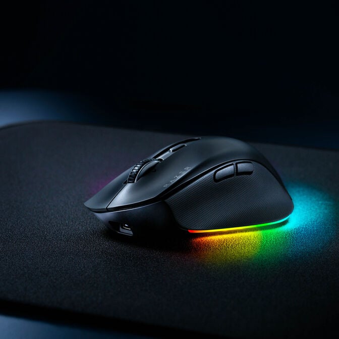 Razer Pro Click V2 Wireless Gaming Mouse, RGB - Black image number 9