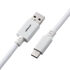 CableMod Classic Coiled Keyboard Cable USB-C zu USB Typ A, Glacier White - 150cm image number null