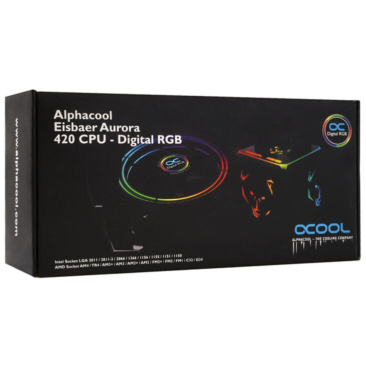 Alphacool Eisbaer Aurora 420 AIO Cooler - Digital RGB, 420mm image number 8