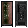 Corsair FRAME 5000D Wood RS PC-Geh&auml;use, Midi-Tower, E-ATX, Tempered Glass - inklusive 3x L&uuml;fter, schwarz, Holz image number null