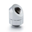 Bitspower Artemis 45 Grad Fitting - drehbar, sandblast silber image number null