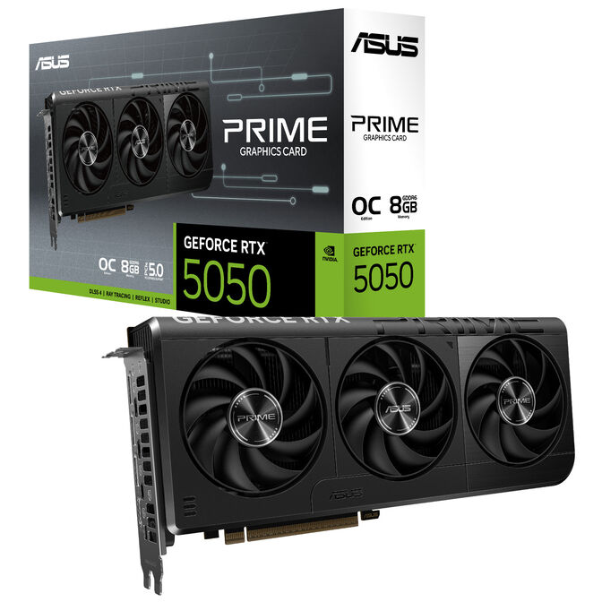 ASUS Prime GeForce RTX 5050 OC Edition, 8192 MB GDDR6 image number 0