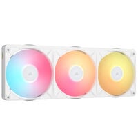 CORSAIR iCUE LINK RX360 II Unified Frame RGB Triple-Fan PWM-L&uuml;fter, 2.100U/min &ndash; Wei&szlig;