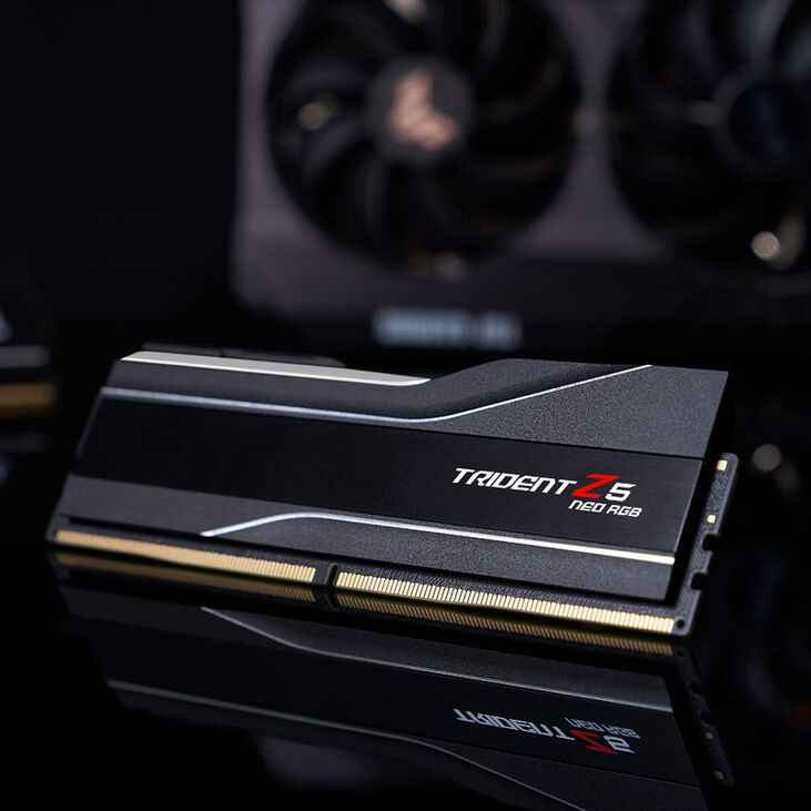G.Skill Trident Z5 Neo RGB DDR5-6400 RAM, CL32, EXPO  - 48 GB Dual-Kit, black image number 7