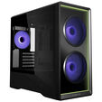 Lian Li Vector V150 INF PC-Geh&auml;use, Mini-Tower, mATX, Tempered Glass, Unendlichkeitsspiegel - schwarz image number null