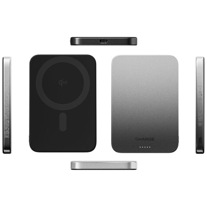 SHARGE AeroMag Air Magnetic Wireless Ultra-slim  Powerbank 5000 mah Powerbank image number 5