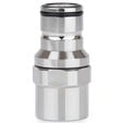 Thermal Grizzly DeltaMate Quick Disconnect Male - F, Gloss Nickel image number null