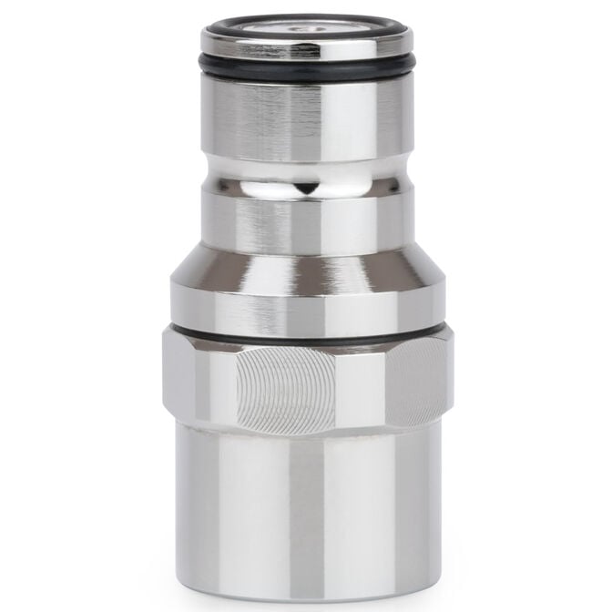 Thermal Grizzly DeltaMate Quick Disconnect Male - F, Gloss Nickel image number 1