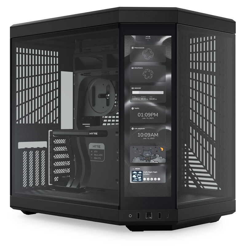 Hyte Y70 Midi Tower Touch - schwarz
