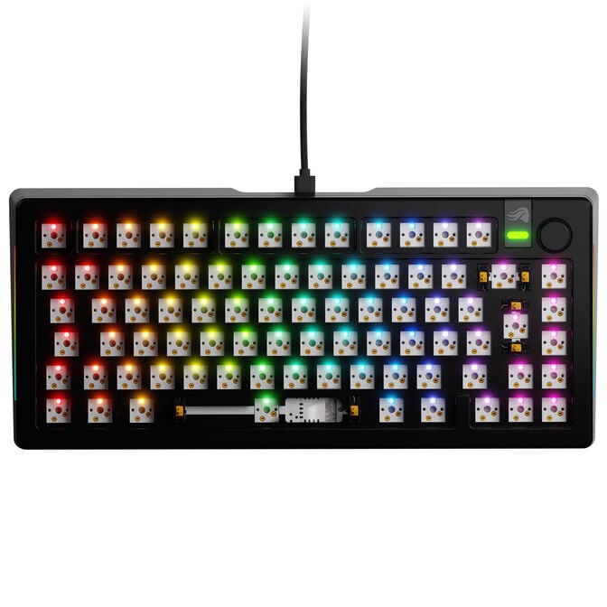Glorious GMMK 3 Pro 75 % Custom Gaming-Tastatur - Barebone, ISO-Layout, schwarz image number 0