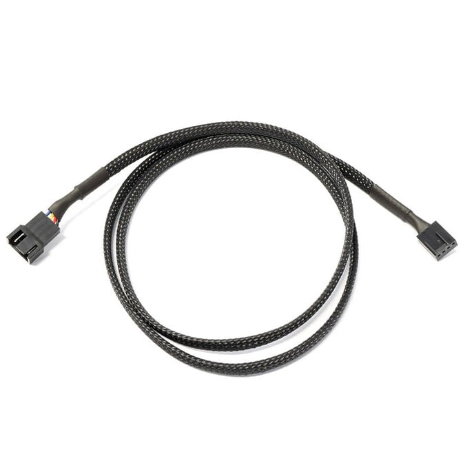 Watercool 4-Pin PWM Verl&auml;ngerung, schwarz - 90cm image number 0