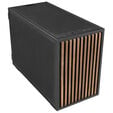 Lian Li DAN Cases B4 Wood Edition PC Case, Micro-ATX - Walnut, Black image number null