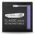 CableMod Classic Coiled Keyboard Cable USB-C to USB Type A, Rum Raisin image number null