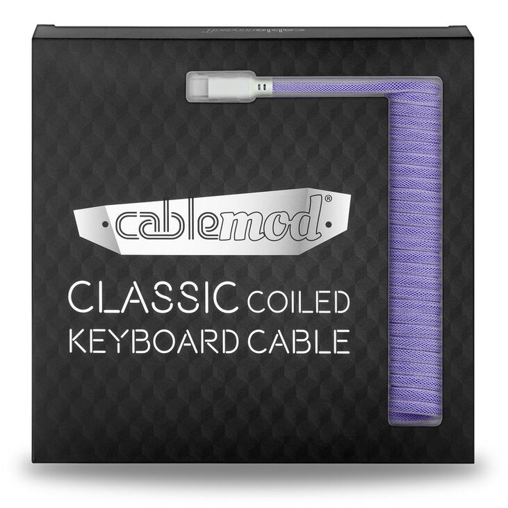 CableMod Classic Coiled Keyboard Cable USB-C to USB Type A, Rum Raisin image number 3