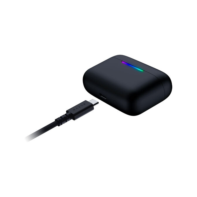 Razer Hammerhead V3 HyperSpeed Gaming-Earbuds, kabellos, ANC - schwarz image number 4