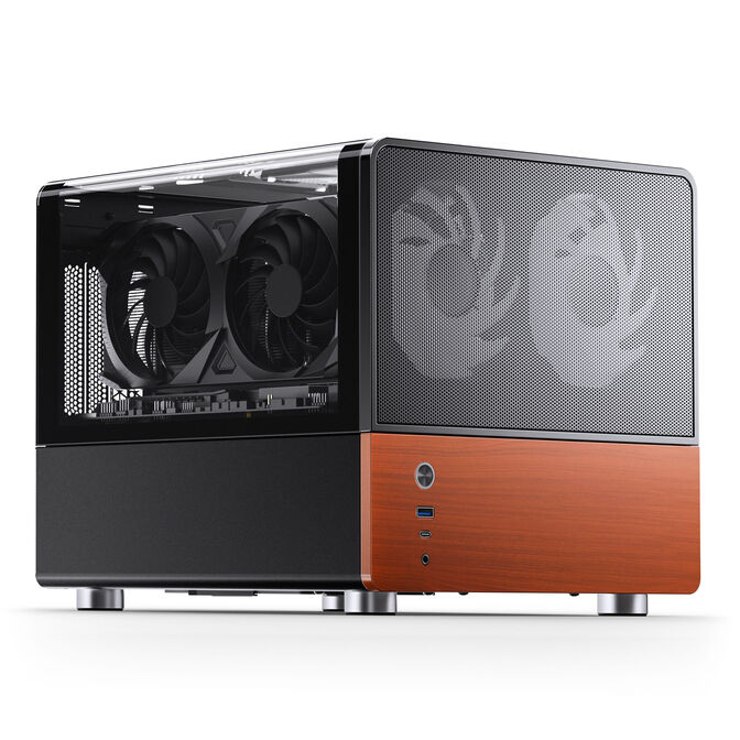 Jonsbo V12 PC-Geh&auml;use, Mini-Tower, Micro-ATX - schwarz image number 7