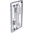 Phanteks Glacier EZ-Fit DIS-NV5 Distro Plate, integrated EZ-Fittings - black image number null