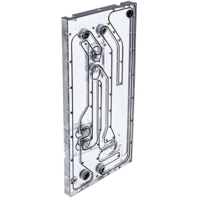 Phanteks Glacier EZ-Fit DIS-NV5 Distro Plate, integrated EZ-Fittings - black image number 4