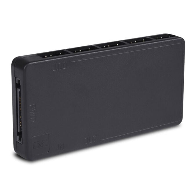 Alphacool Core 11x 3-Pin DRGB Splitter - black image number 1