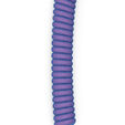 Glorious GMMK Coiled Cable Nebula, Spiral Keyboard Cable, USB-C/USB-A - Purple/Silver image number null