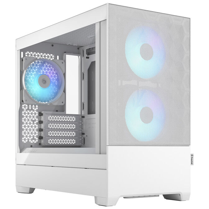 Fractal Design Pop Mini Air RGB Clear Tint Micro-ATX-Geh&auml;use, Tempered Glass - wei&szlig; image number 0
