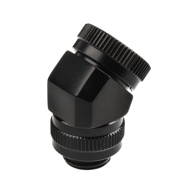 PHANTEKS Glacier Rotary Anschluss 45 Grad G1/4 Zoll AG auf 12mm AD Hardtube - drehbar, schwarz image number 0