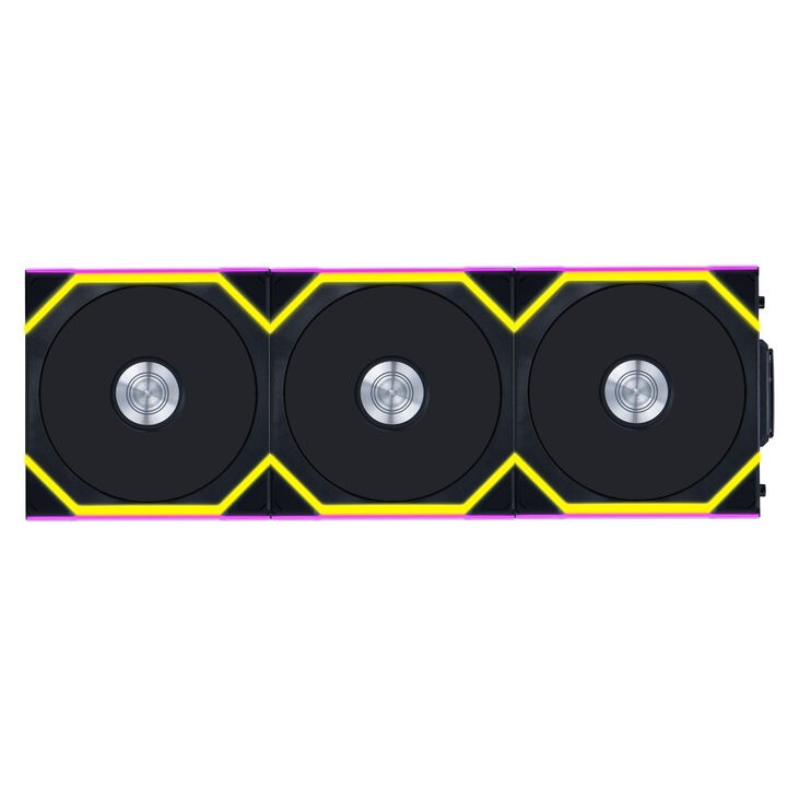 Lian Li UNI FAN SL Wireless ARGB PWM Lüfter, 3er-Pack inkl. Controller - Reverse Blade, 120 mm, schwarz image number 0