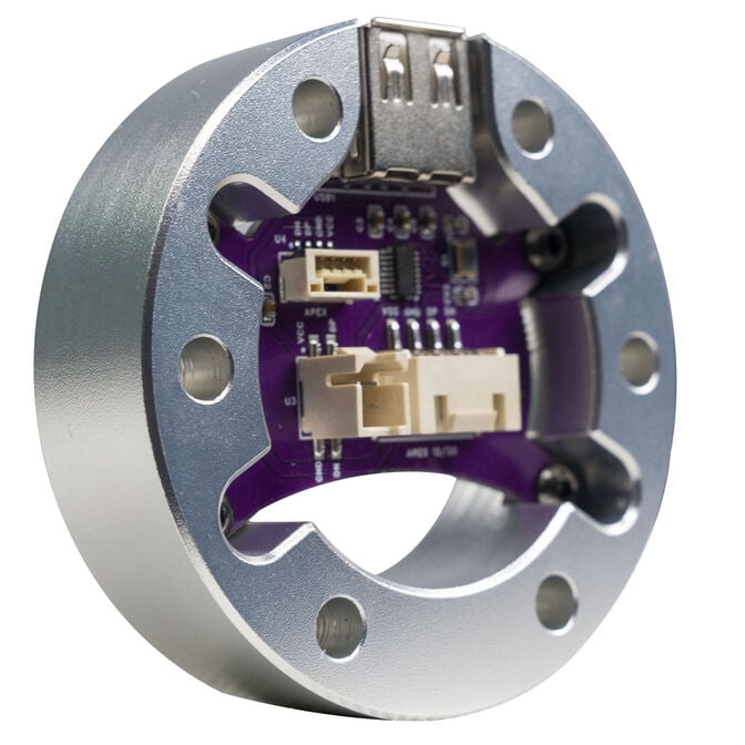Conspit USB-A Adapter Spacer, for ARES Wheelbases - silver image number 4
