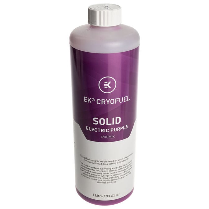 EK Water Blocks EK-CryoFuel Solid Premix, Electric Purple - 1000ml image number 0