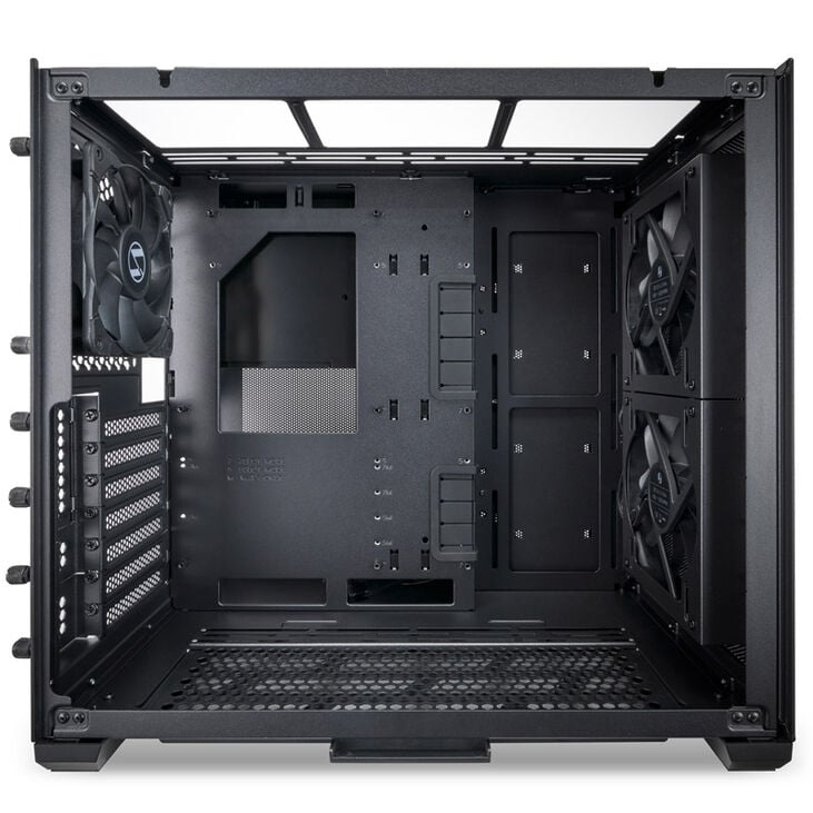 Lian Li O11 Mini, Midi-Tower, Tempered Glass + Stealkey Customs Front Distroplate image number 3