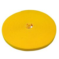 LABEL THE CABLE PRO Roll Dual Klettbandrolle 25m - gelb