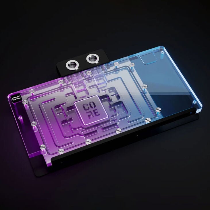 Alphacool Core GeForce RTX 5090 ROG Astral GPU Water Block, ARGB, with Backplate - Acrylic image number 2