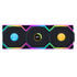 Lian Li UNI FAN SL Wireless LCD Lüfter, ARGB, PWM, 3er-Pack inkl. Controller - 120 mm, schwarz image number null